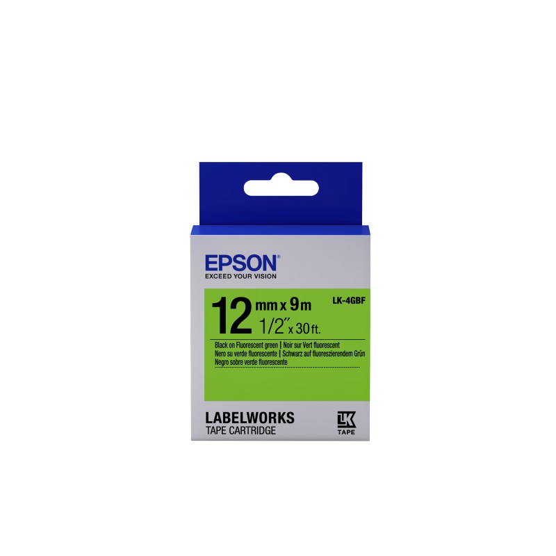 Epson TAPE - LK4GBF FLUOR BLK